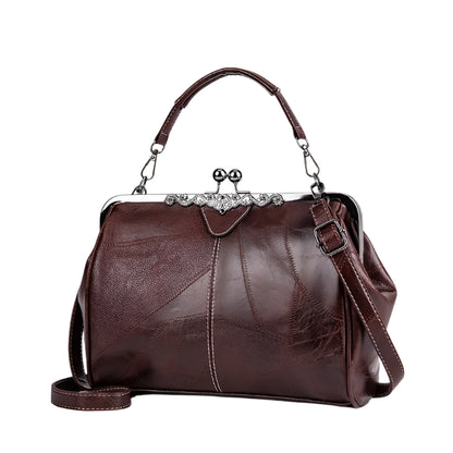 Kvinders Håndtaske Retro-Chic Kunstlæder Rummelig Elegant 1