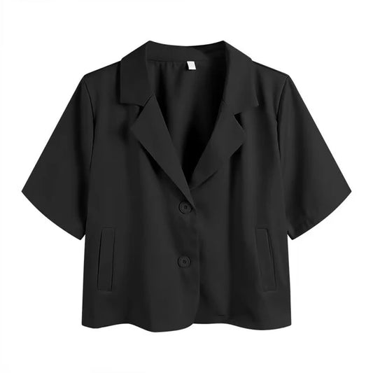 Kortærmet blazer til kvinder
