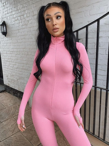 Variant image for Dames Bodycon Jumpsuit Elegant Polyester-9