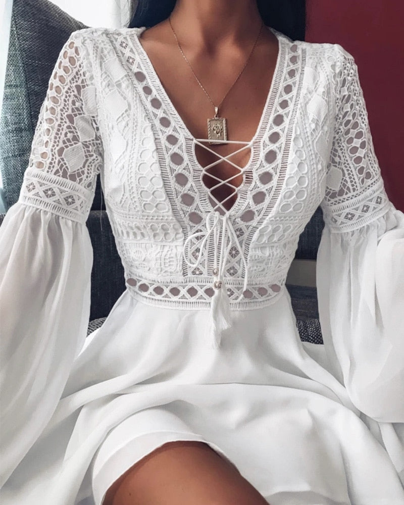 Kvinders Festkjole Elegant Design Polyester 2