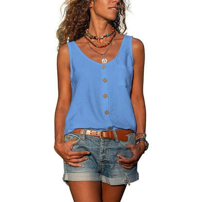 Variant image for Kvinders Tanktop Ibiza-Stil Åndbar Bomuld-37