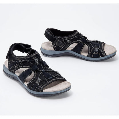 Sandaler med rund åben tå 6