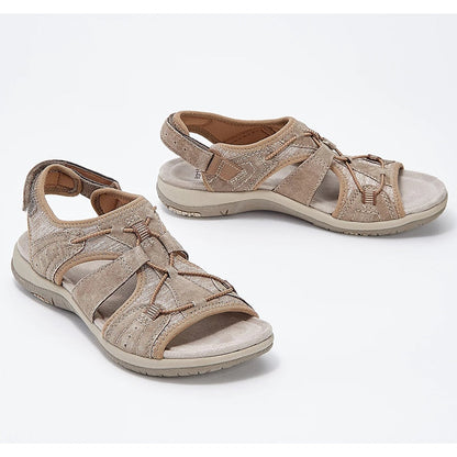 Sandaler med rund åben tå 7