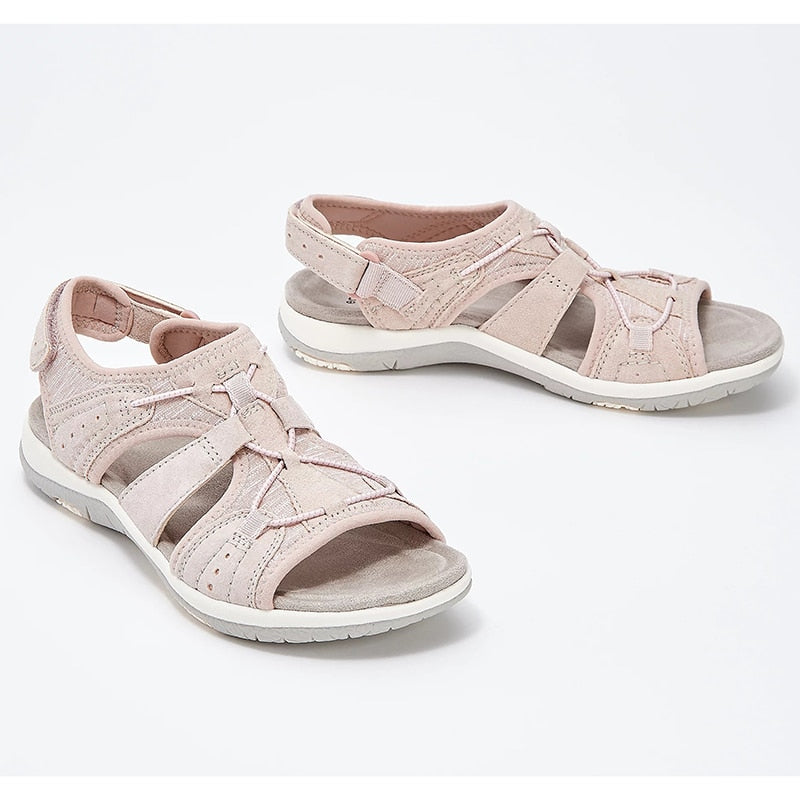 Sandaler med rund åben tå 8