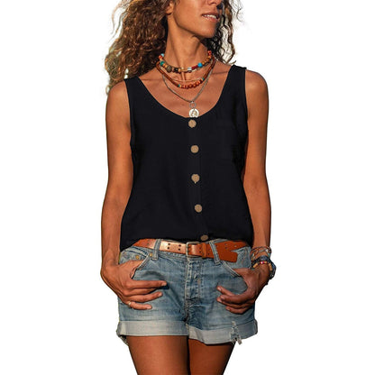 Variant image for Kvinders Tanktop Ibiza-Stil Åndbar Bomuld-25