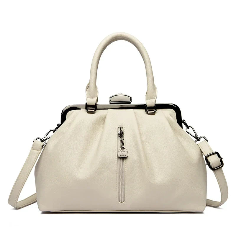 Kvinders Crossbody Taske Trendy PU Læder 1