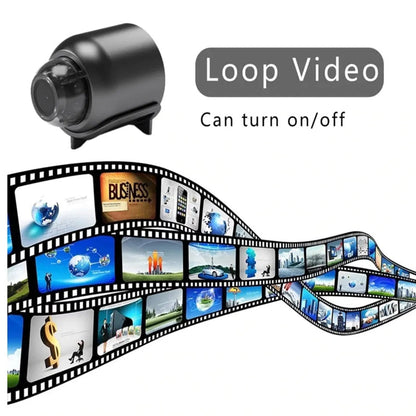 Mini Kamera 1080P HD Hvid Kompakt Sikkerhedsløsning med Nattevision-4