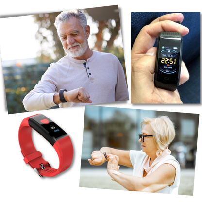 Senior Smartwatch med sundhedsmåler og fitnessfunktioner