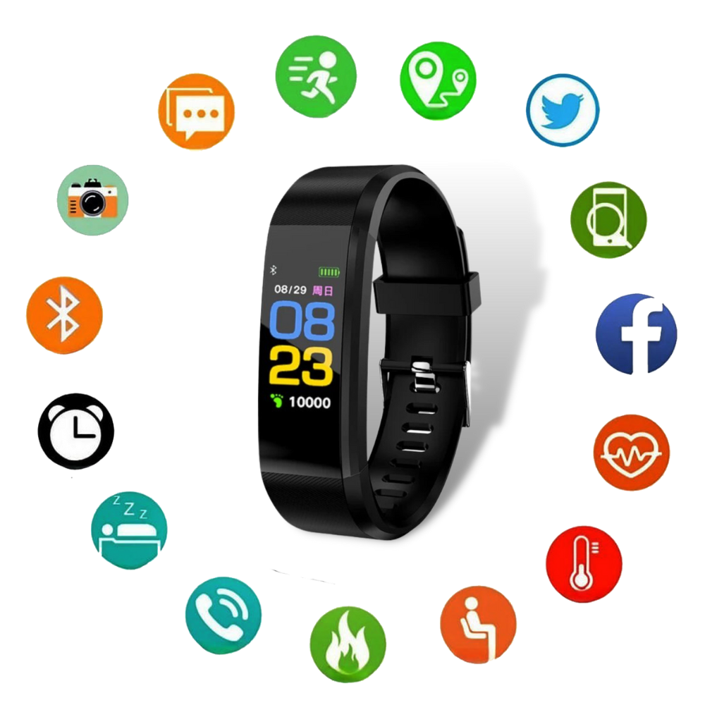Senior Smartwatch med sundhedsmåler og fitnessfunktioner