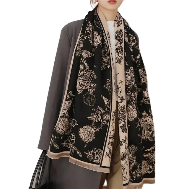 Sjal Pashmina Tæppe til Kvinder 0