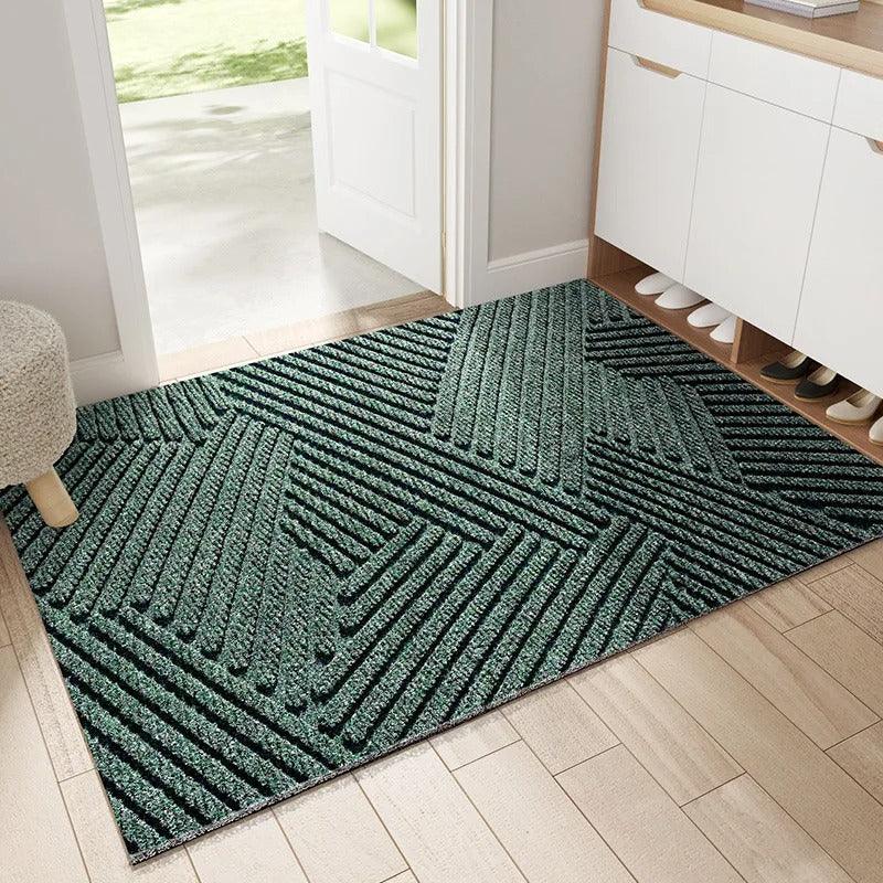 Skandinavisk PVC-dørmåtte med skridsikkert design 0