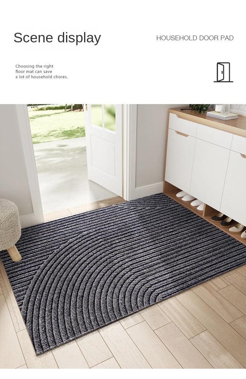 Skandinavisk PVC-dørmåtte med skridsikkert design 8