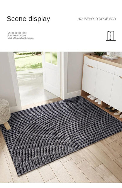 Skandinavisk PVC-dørmåtte med skridsikkert design 8