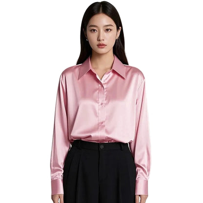 Skjortebluse Dame Casual Trendy Design 0