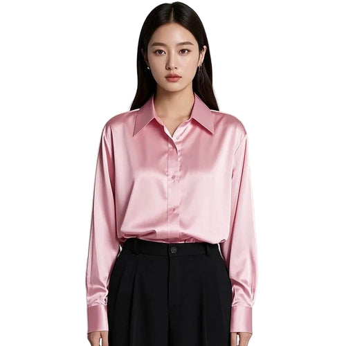 Skjortebluse Dame Casual Trendy Design 0