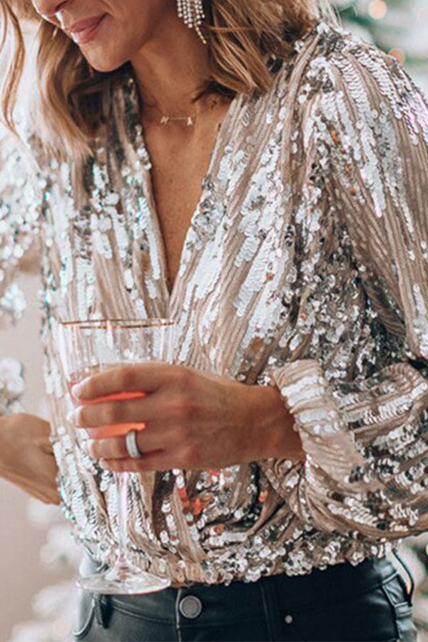 Skjortebluse Dame Langærmet Chic 2