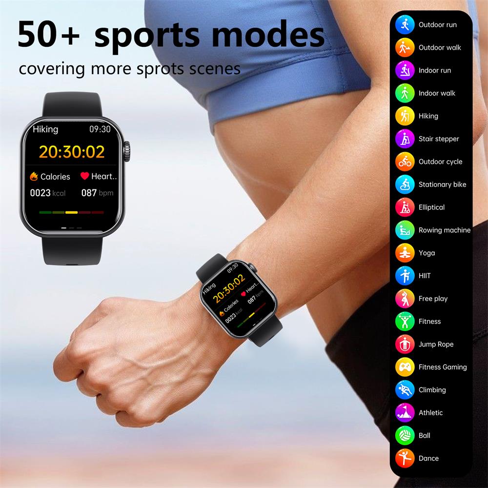 Smartwatch med Fitness Tracker og Sundhedsovervågning 2
