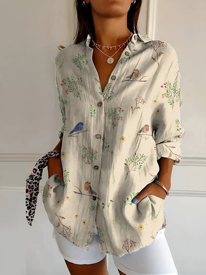 Sommerbluser Dame med Finurlige Print - Bluser til Kvinder med Legende Design 4