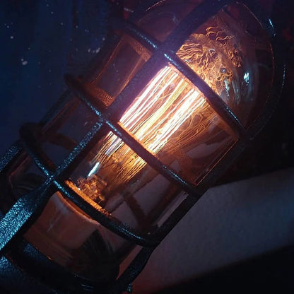 Steampunk Raket Lampe