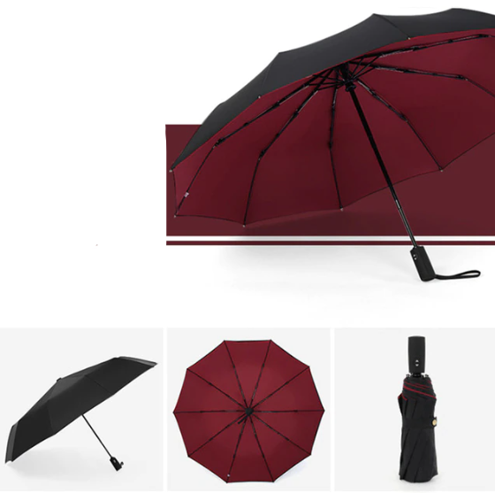 Stormsikker Foldeparaply Vindafvisende Design 9