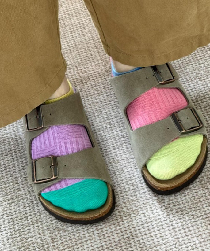 Unisex Ankelstrømper Åndbare Kontrastdesign 4