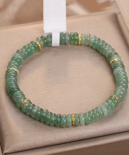Unisex Armbånd Abacus Design med Grøn Jade 4