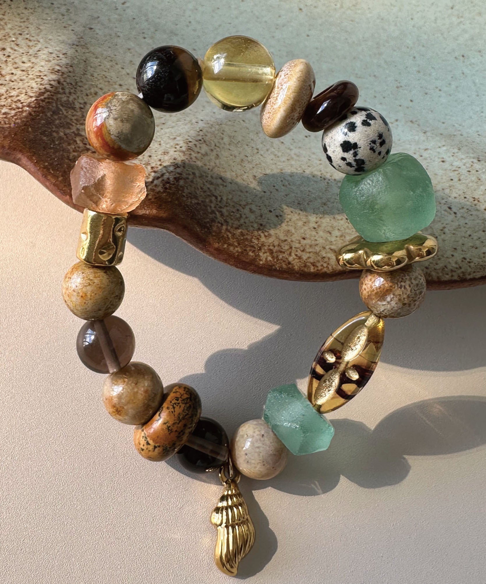 Unisex Armbånd Vintage Stil Farveblokeret Design 0