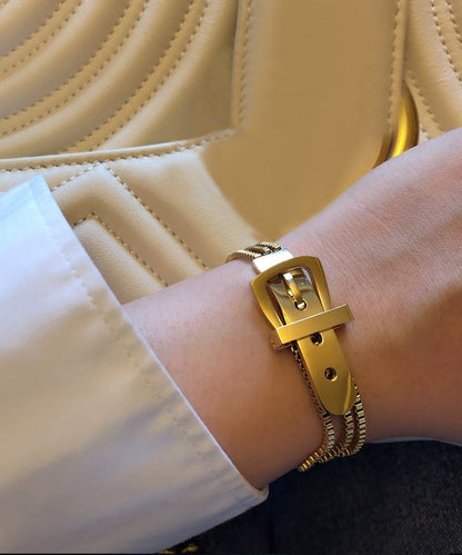 Unisex Armbånd med Overgild Spænde 0