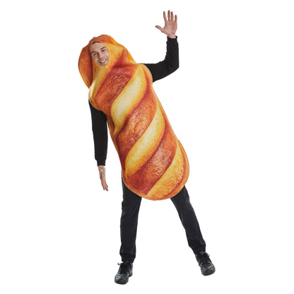 Unisex Baguette Kostume Tunika til Fest og Karneval 2