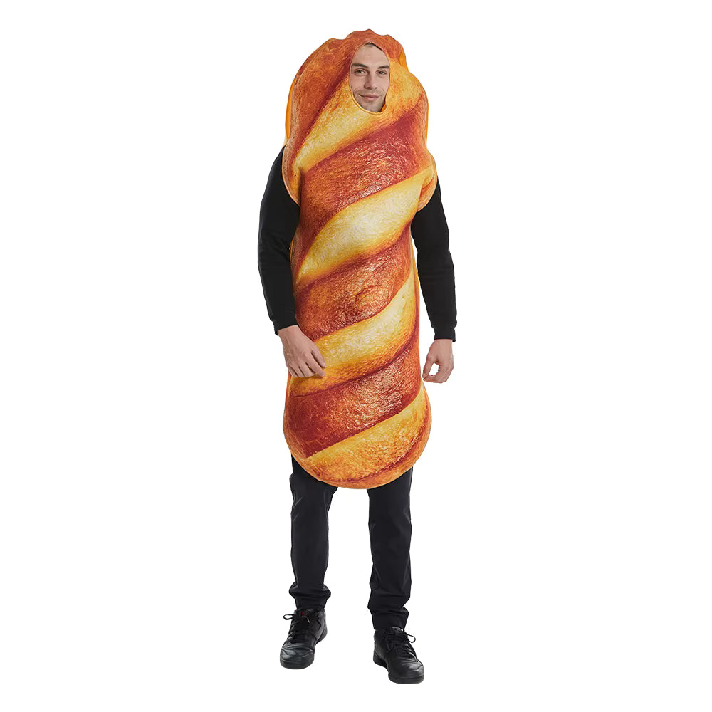 Unisex Baguette Kostume Tunika til Fest og Karneval 3