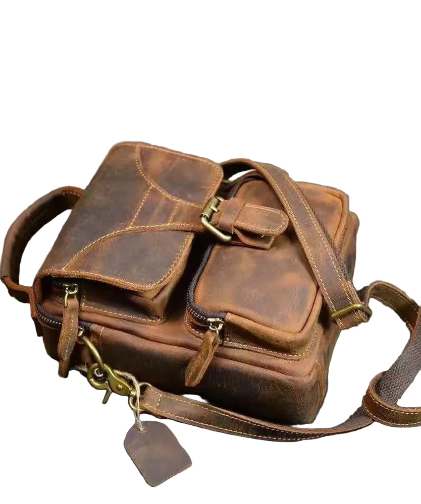 Unisex Beskedtaske Casual Design Med Lynlåslukning 0