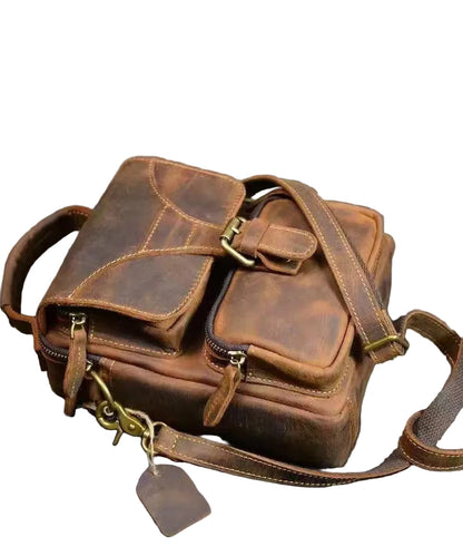 Unisex Beskedtaske Casual Design Med Lynlåslukning 0