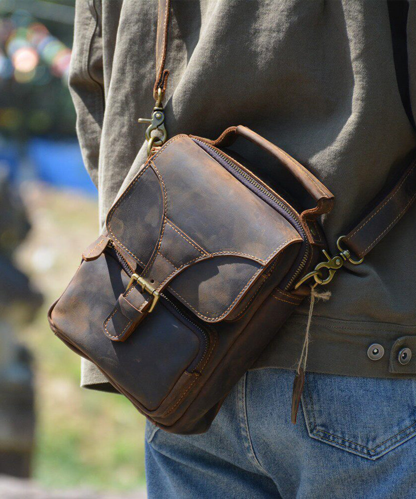 Unisex Beskedtaske Casual Design Med Lynlåslukning 1