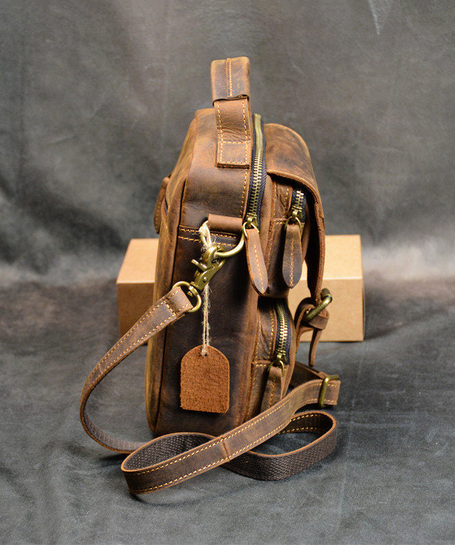 Unisex Beskedtaske Casual Design Med Lynlåslukning 3