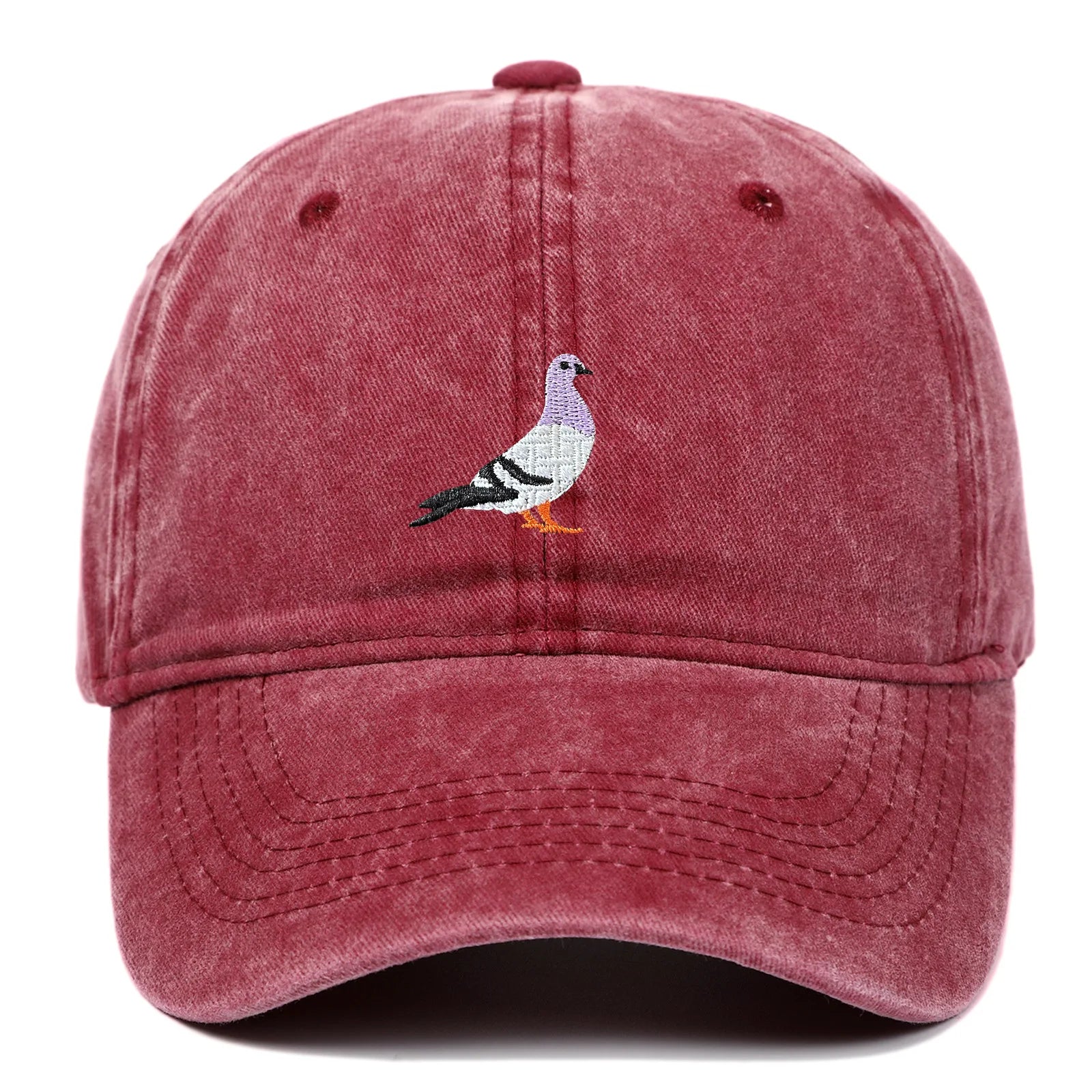 Unisex Bomuldshætte med Broderet Design 0