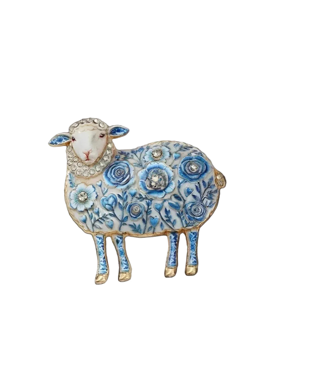 Unisex Broche Får Design Detaljeret 0