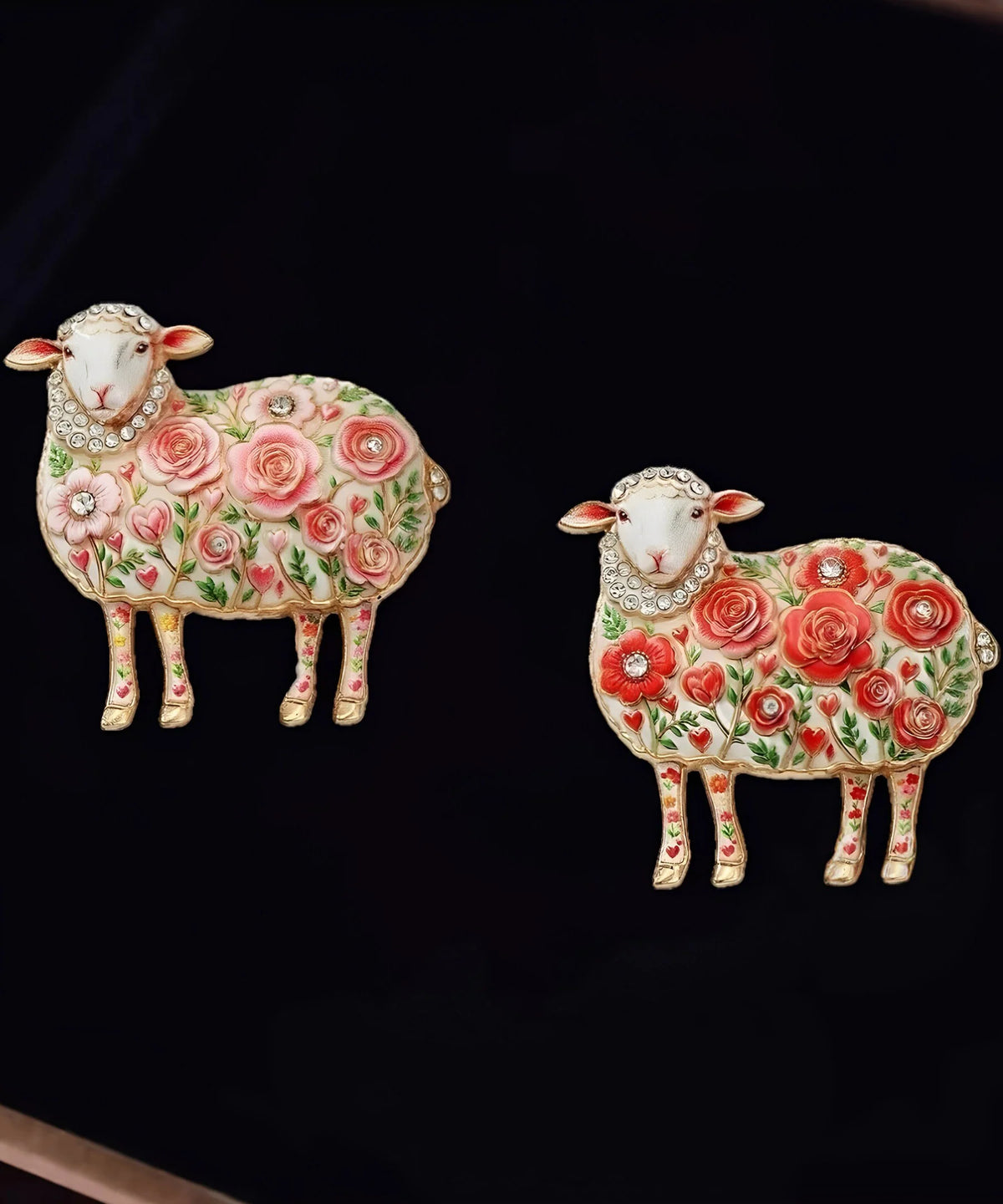 Unisex Broche Får Design Detaljeret 3