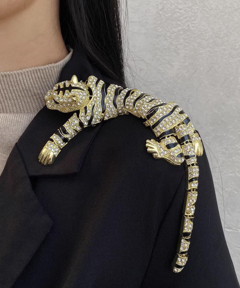 Unisex Broche Oversize Tiger Design 3