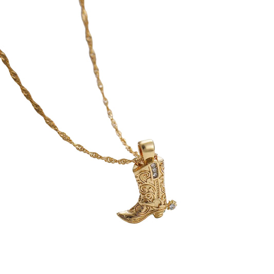 Unisex Cowboy Støvle Vedhæng Med Detaljeret Design 0