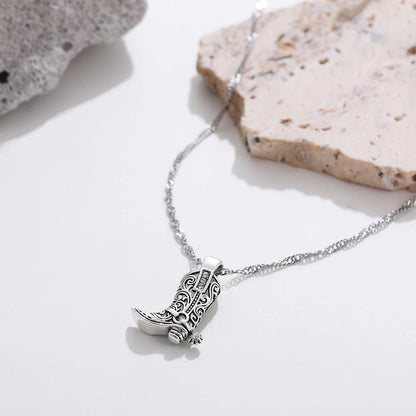 Unisex Cowboy Støvle Vedhæng Med Detaljeret Design 6