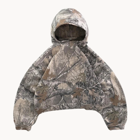 Unisex Hættetrøje i Camouflage Stil 0