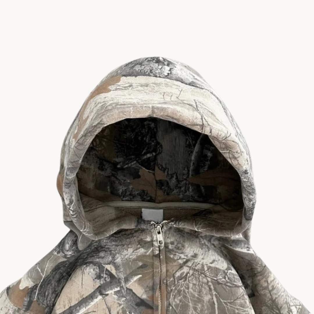 Unisex Hættetrøje i Camouflage Stil 3
