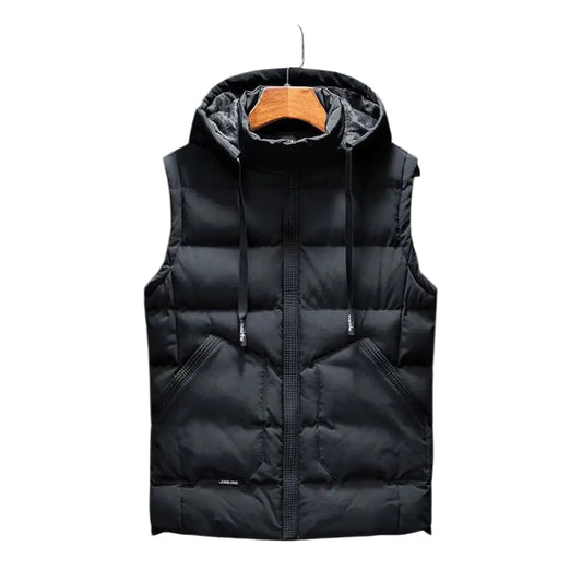 Unisex Hættevest Moderne Design Med Justerbar Hætte 0