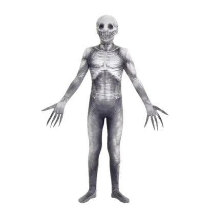 Unisex Jumpsuit Halloween Kostume Skelet Design 0
