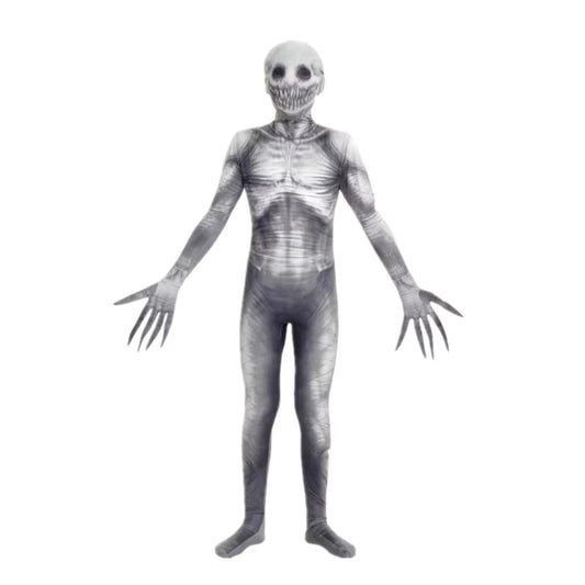 Unisex Jumpsuit Halloween Kostume Skelet Design 0