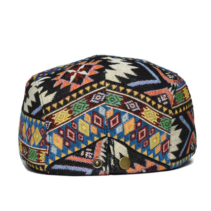 Unisex Kasket Retro Farverig Stil Justerbar 4