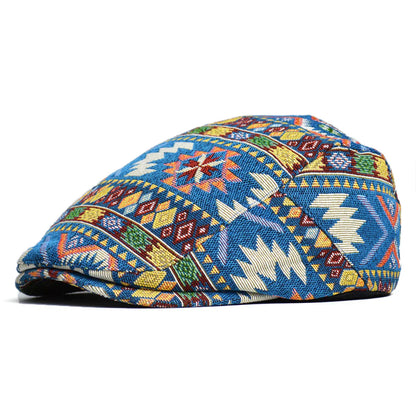 Unisex Kasket Retro Farverig Stil Justerbar 7