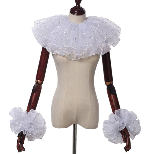 Unisex Klovnekrave Sæt med Håndledsbånd til Cosplay 7