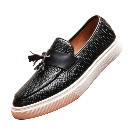 Unisex Loafers Med Kvaster Trendy Slip-On Design 0
