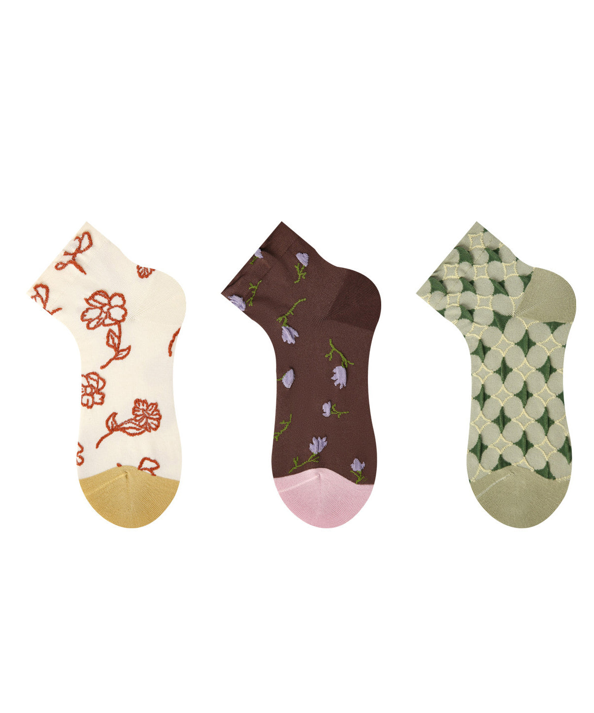 Unisex Low Cut Fashion Sokker 4